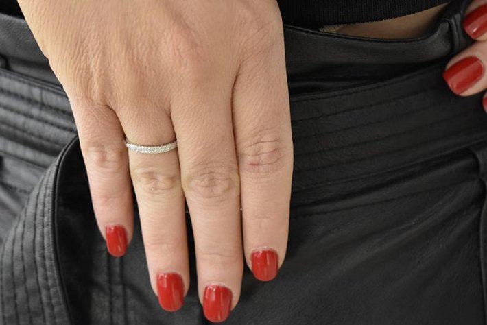 Oxzen δαχτυλίδι ασημένιο σειρέ με ζιργκόν