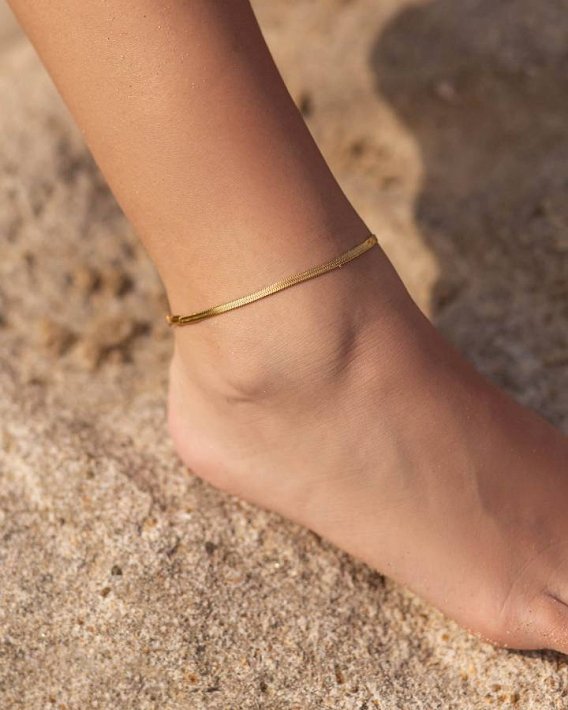 Αλυσίδα ποδιού ατσάλινη Snake