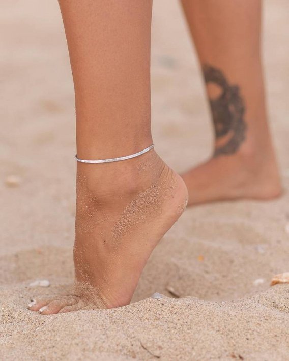 Αλυσίδα ποδιού ατσάλινη Snake