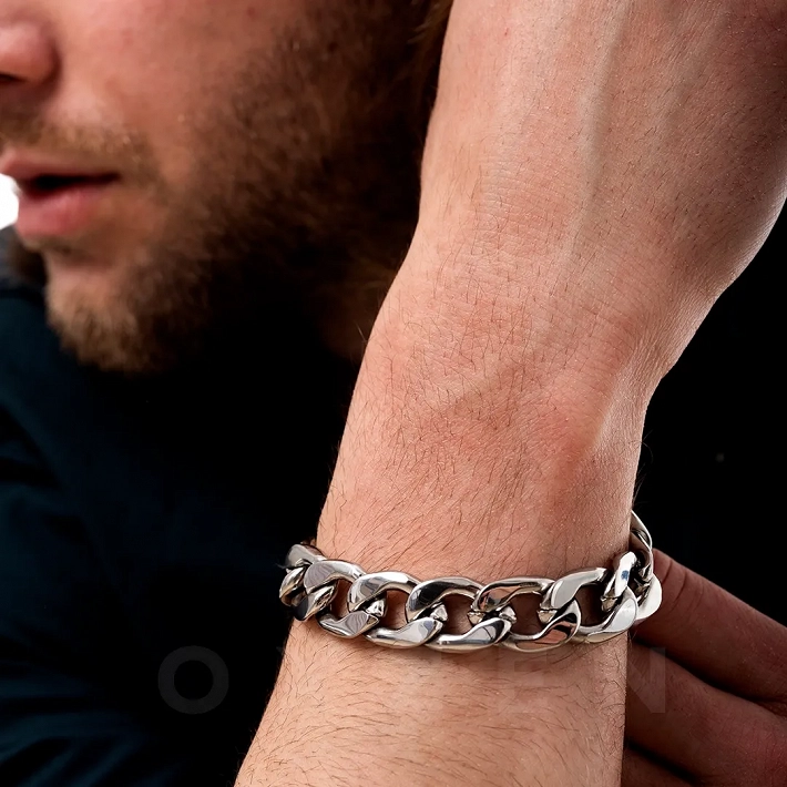 Cuban Link βραχιόλι ατσάλινο unisex