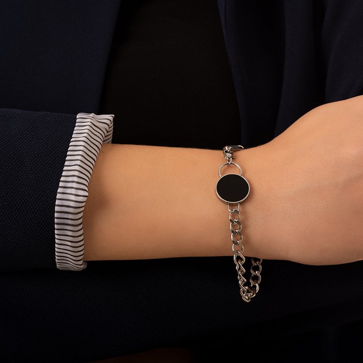 Oxzen βραχιόλι ατσάλινο