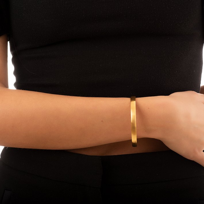 Oxzen χειροπέδα ατσάλινη ματ