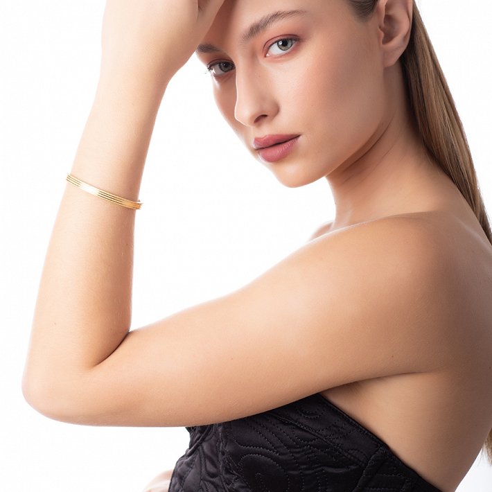 Oxzen χειροπέδα ατσάλινη διαμανταρισμένη