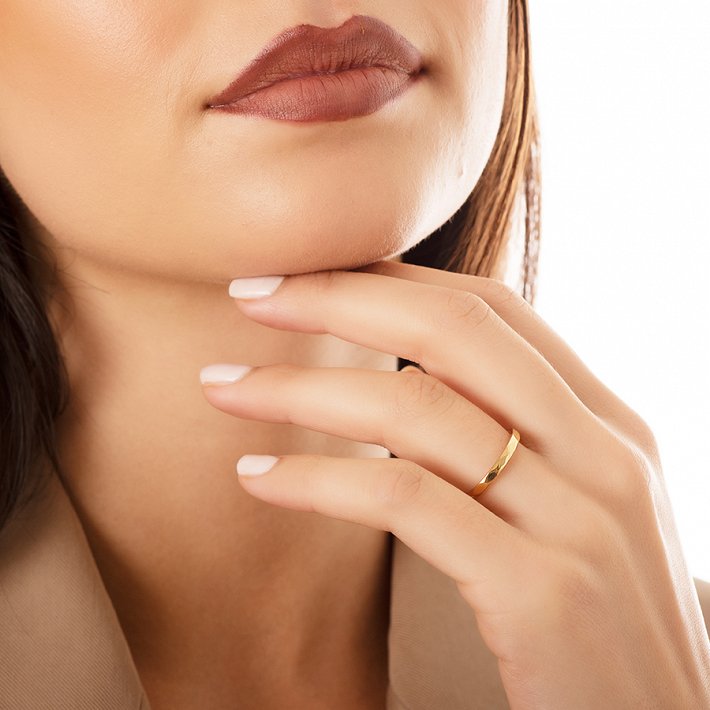 Δαχτυλίδι ατσάλινο βέρα σφυρήλατη