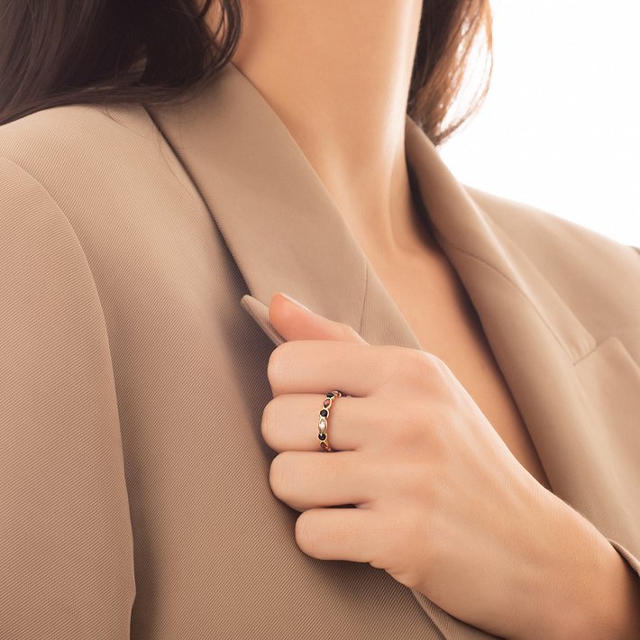 Δαχτυλίδι ατσάλινο βέρα multi colour