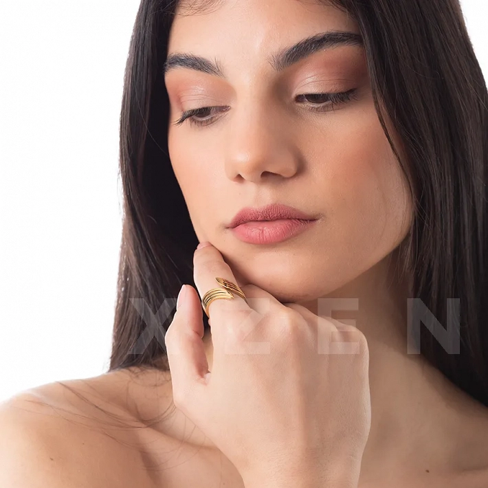 Γυναικείο δαχτυλίδι από ανοξείδωτο ατσάλι