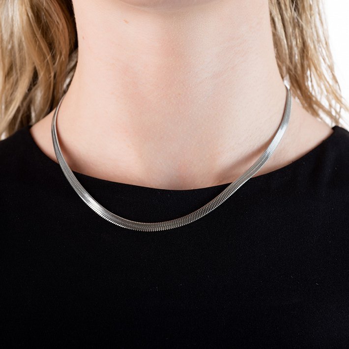 Αλυσίδα ατσάλι 4mm μήκος 45cm