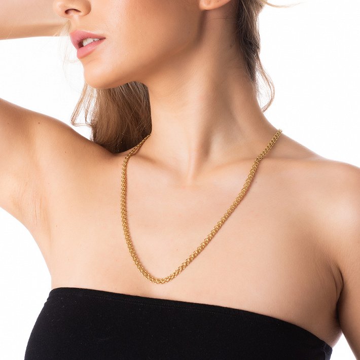 Αλυσίδα λαιμού ατσάλι γυναικεία 60cm