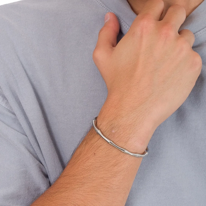 Oxzen ανδρική χειροπέδα ατσάλινη