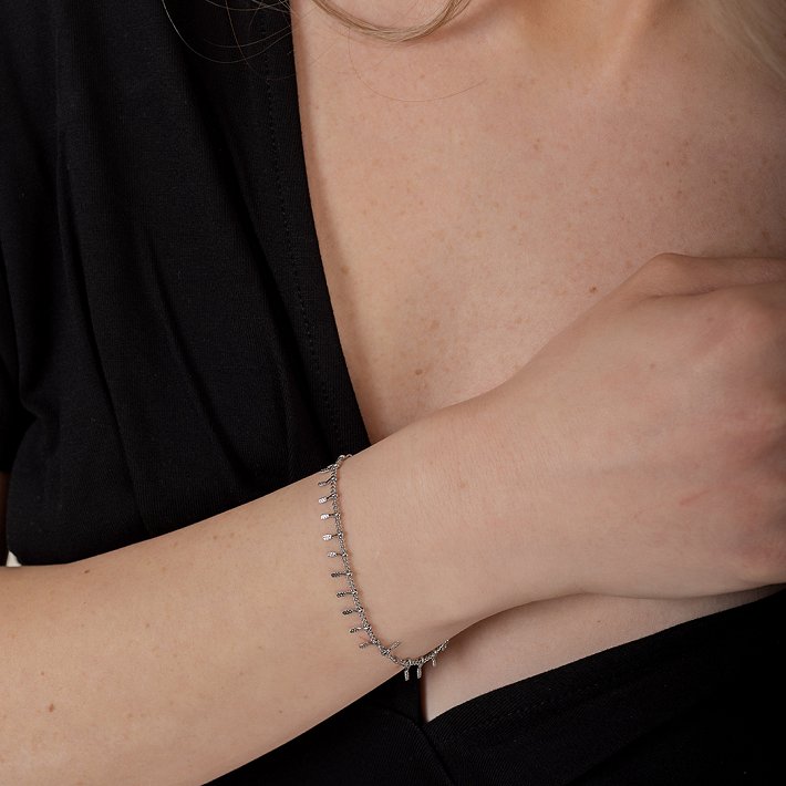 Oxzen ατσάλινο βραχιόλι γυναικείο