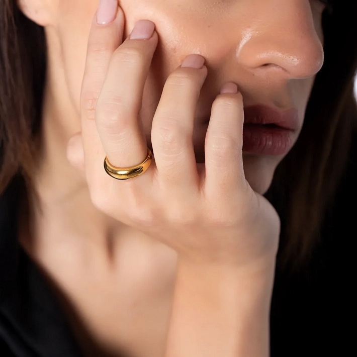 Δαχτυλίδι γυναικείο από ανοξείδωτο ατσάλι βέρα bull