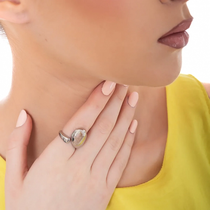 Oxzen γυναικείο δαχτυλίδι από ανοξείδωτο ατσάλι