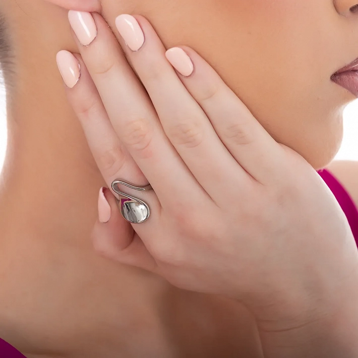 Oxzen γυναικείο δαχτυλίδι από ανοξείδωτο ατσάλι