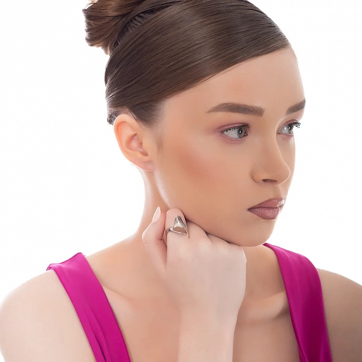 Oxzen γυναικείο δαχτυλίδι από ανοξείδωτο ατσάλι