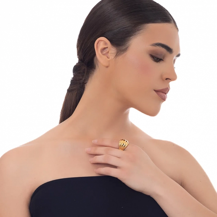 Oxzen γυναικείο δαχτυλίδι από ανοξείδωτο ατσάλι