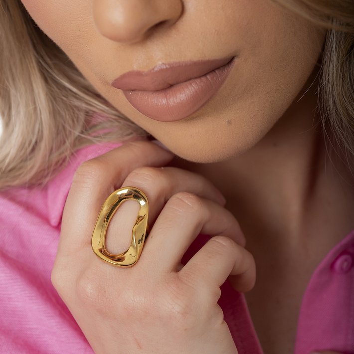 Δαχτυλίδι γυναικείο από ανοξείδωτο ατσάλι