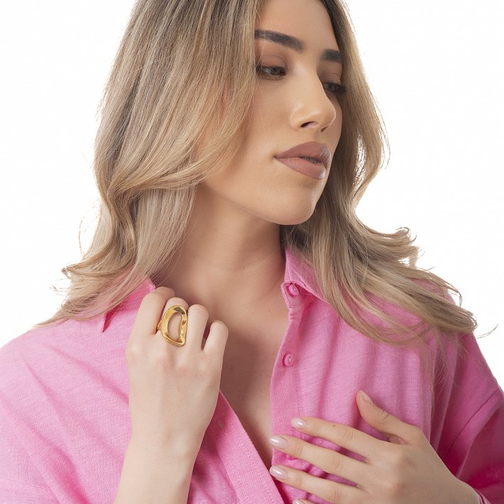 Δαχτυλίδι γυναικείο από ανοξείδωτο ατσάλι