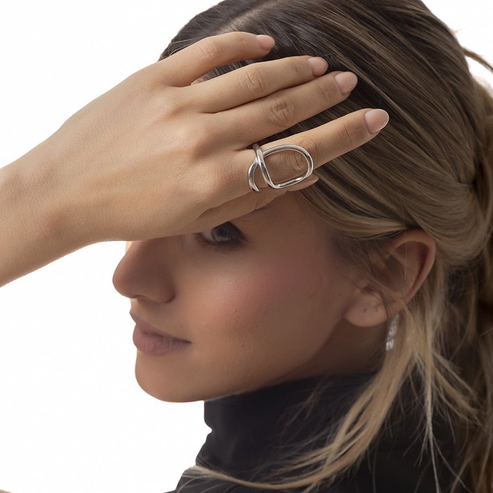 Δαχτυλίδι γυναικείο από ανοξείδωτο ατσάλι
