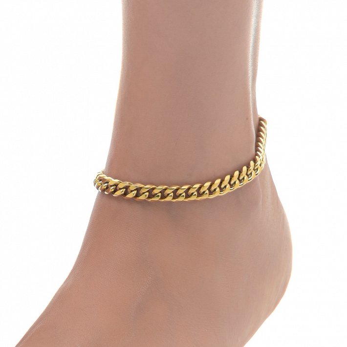 Αλυσίδα ποδιού από ανοξείδωτο ατσάλι