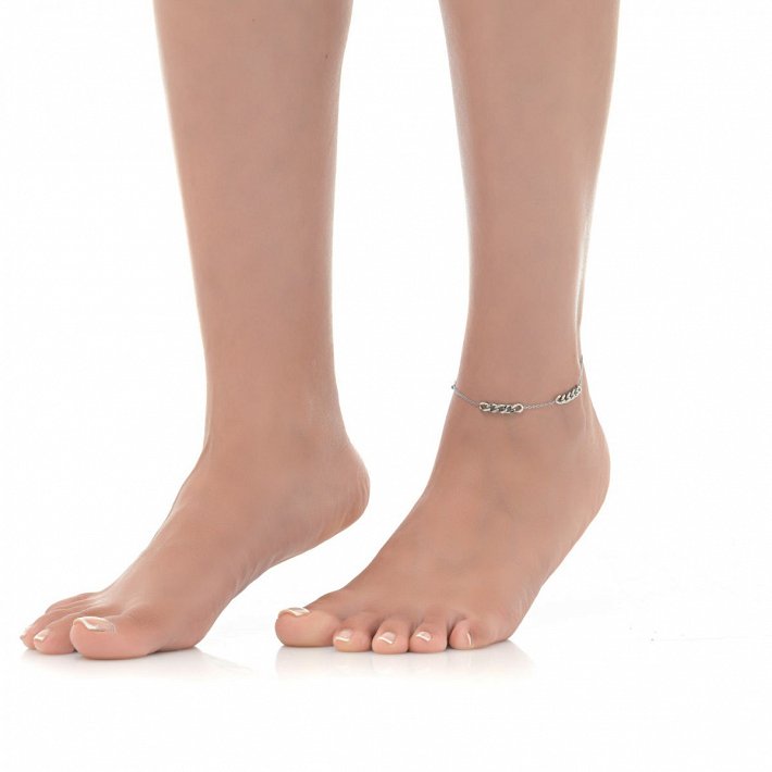 Αλυσίδα ποδιού από ανοξείδωτο ατσάλι
