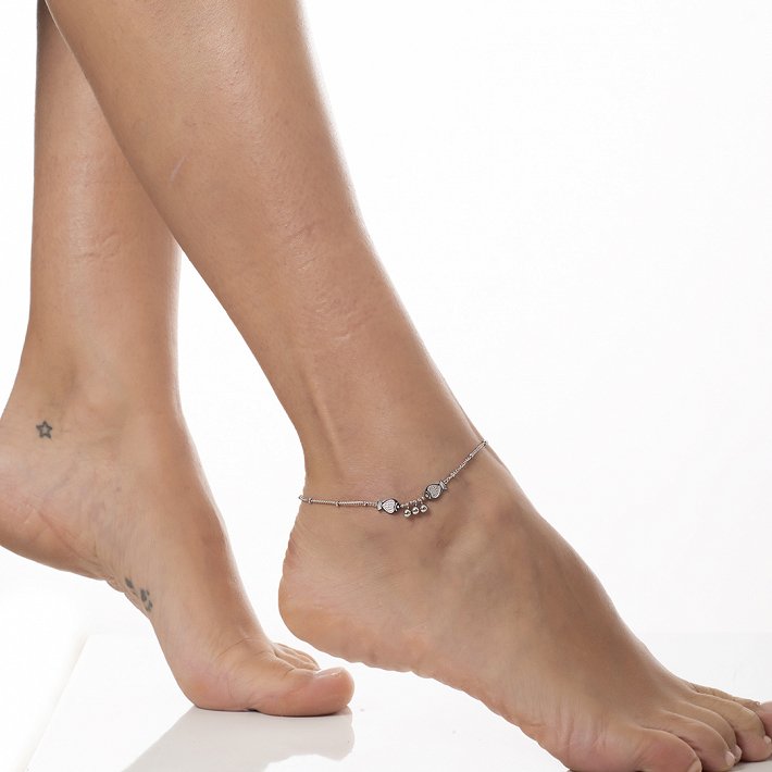 Oxzen αλυσίδα ποδιου ατσάλινη