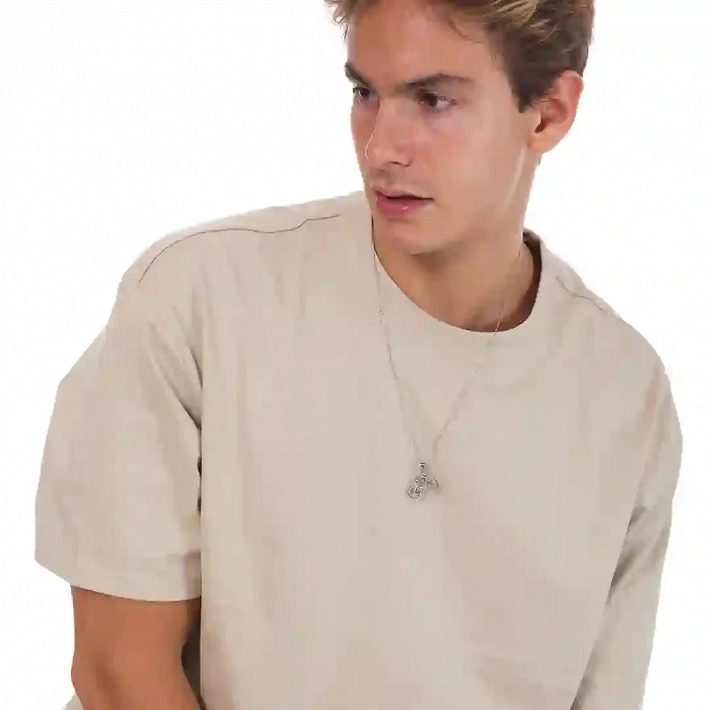 Κολιέ Unisex από ανοξείδωτο ατσάλι ποδήλατο