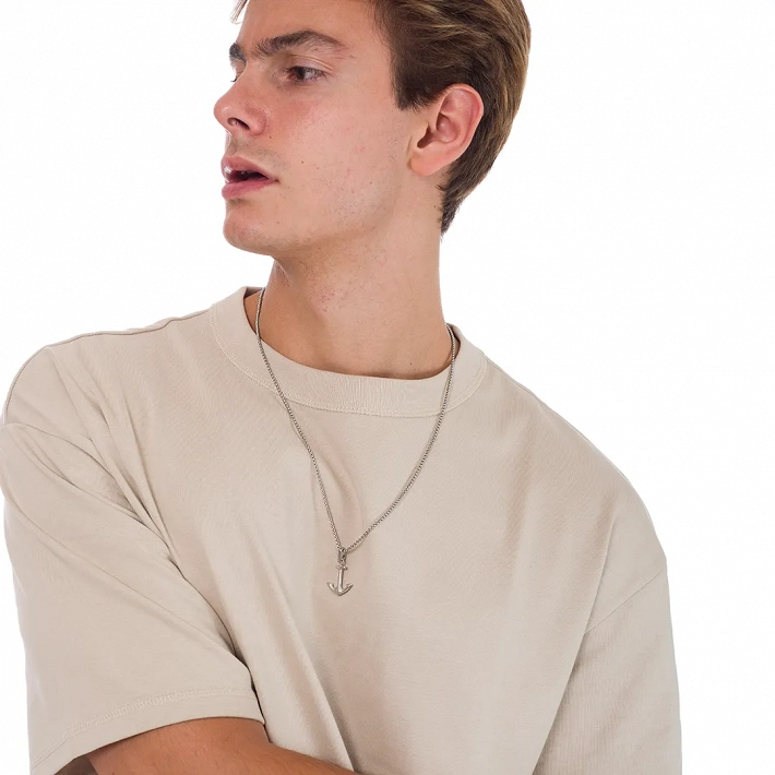 Κολιέ ανδρικό από ανοξείδωτο ατσάλι άγκυρα