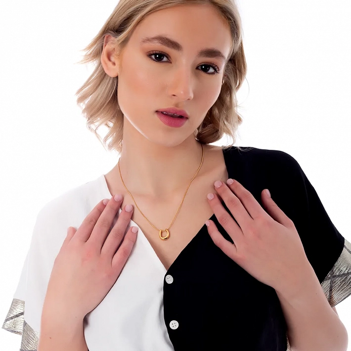 Κολιέ ατσάλινο πέταλο