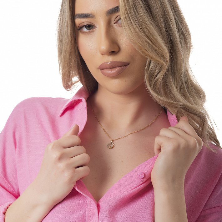 Oxzen γυναικείο κολιέ από ανοξείδωτο ατσάλι