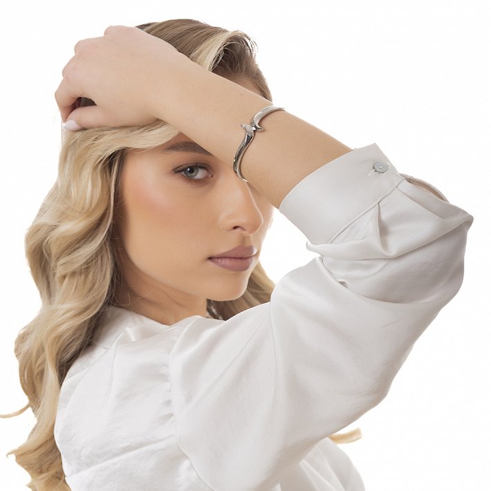 Oxzen χειροπέδα γυναικεία ατσάλινη