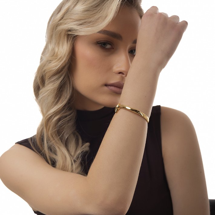 Oxzen χειροπέδα γυναικεία ατσάλινη