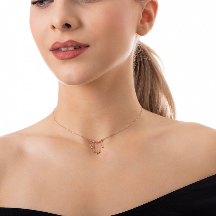 Oxzen κολιέ ασημένιο