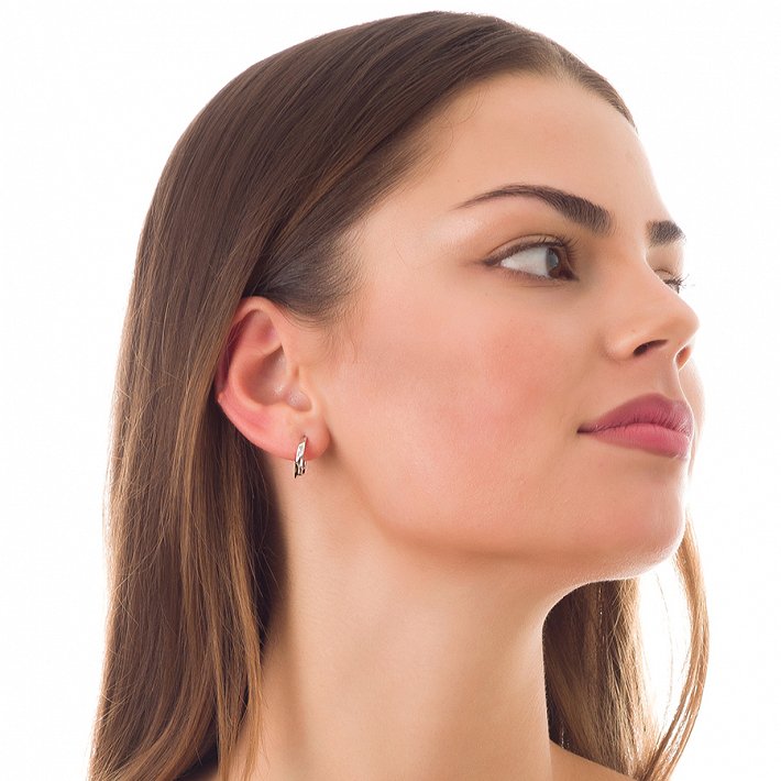 Oxzen σκουλαρίκια κρικάκια μικρά ασημένια