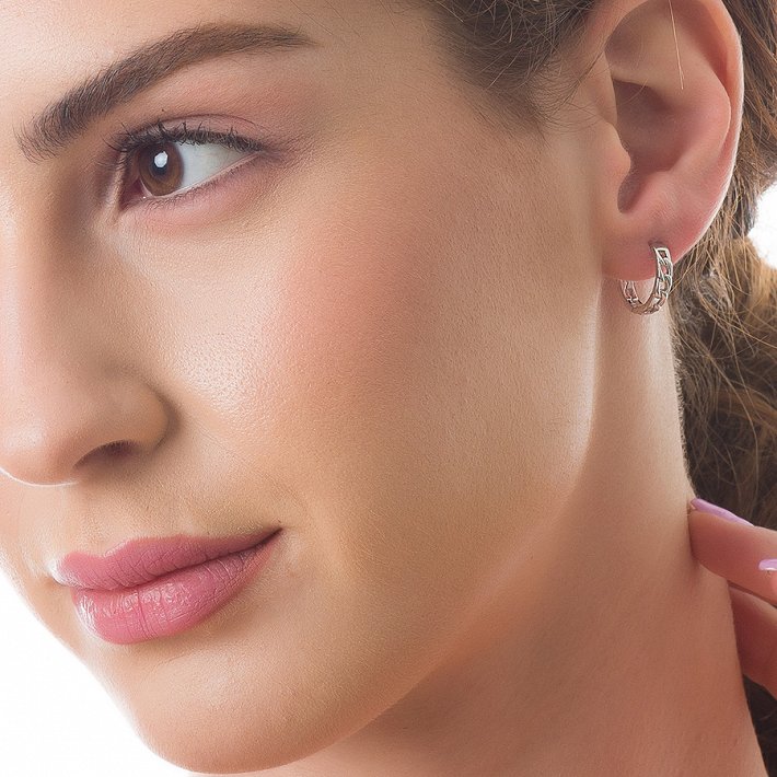 Oxzen σκουλαρίκια κρικάκια μικρά ασημένια