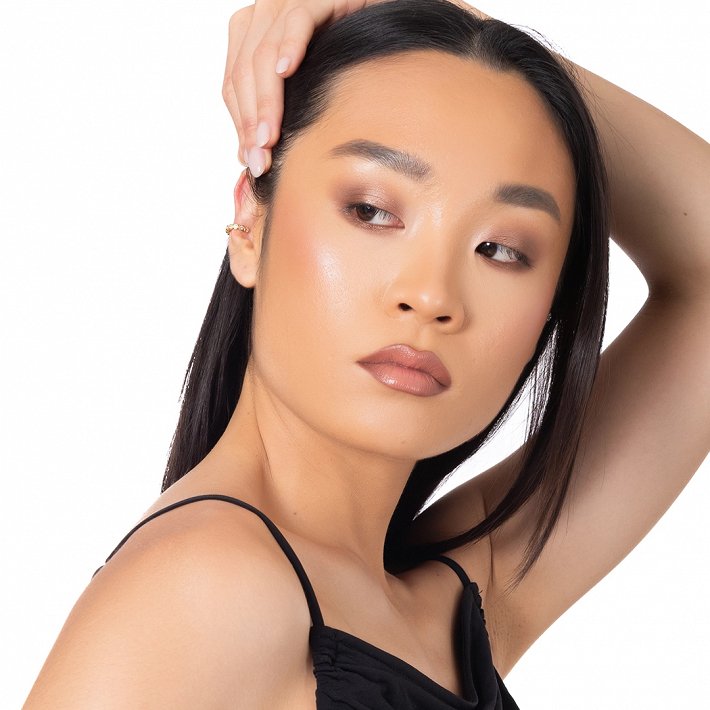 Oxzen σκουλαρίκι ασημένιο Ear Cuff με λευκά ζιργκόν