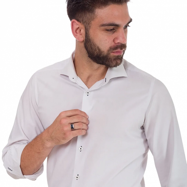 Oxzen ανδρικό δαχτυλίδι από ασήμι επιπλατινωμένο με μαύρη πέτρα