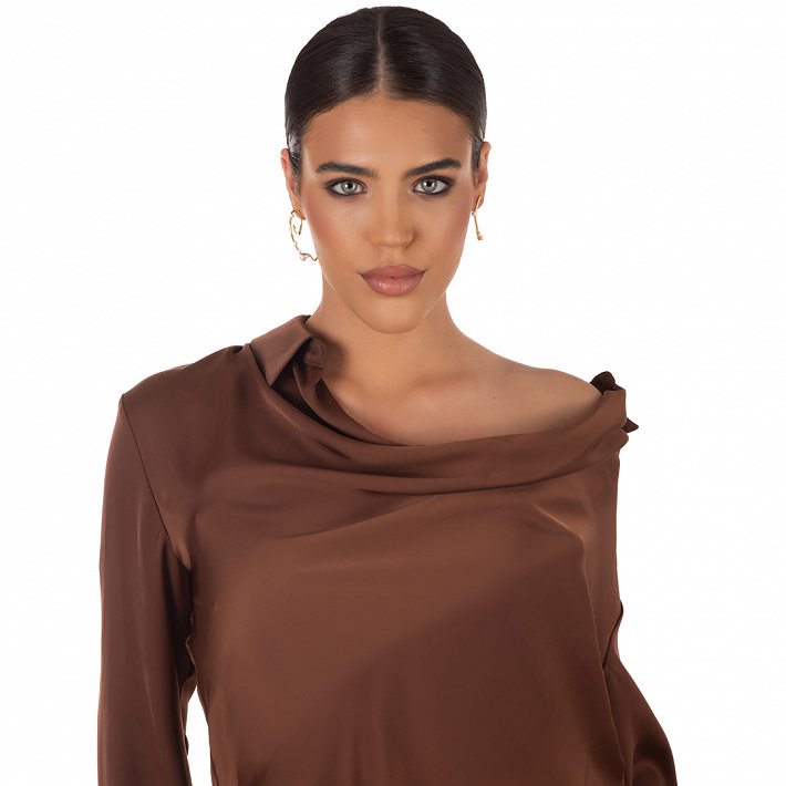 Oxzen ασημένιο σκουλαρίκι χειροποίητο μακρύ με πέρλες