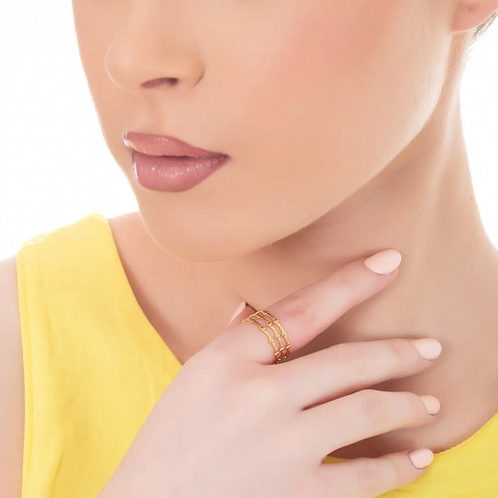 Oxzen γυναικείο δαχτυλίδι από ανοξείδωτο ατσάλι free size