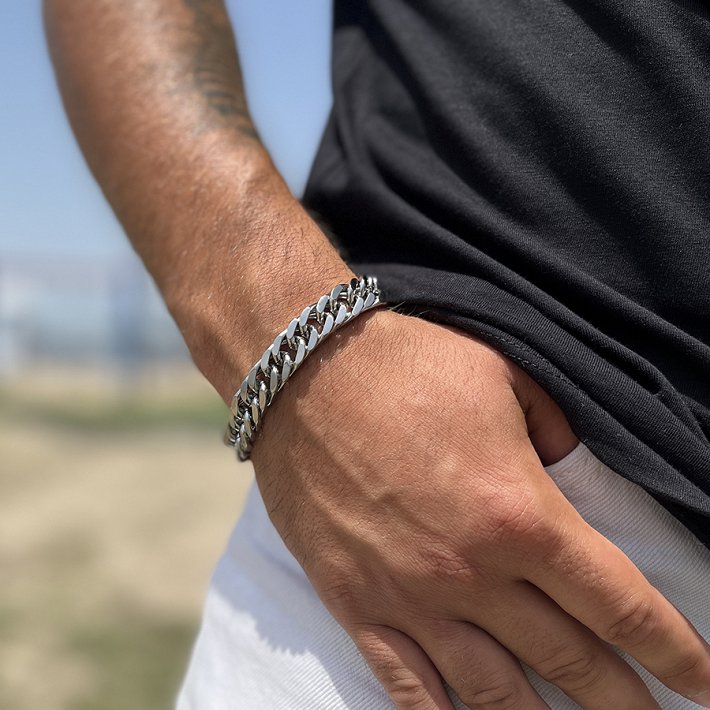 Cuban Link βραχιόλι ατσάλινο unisex