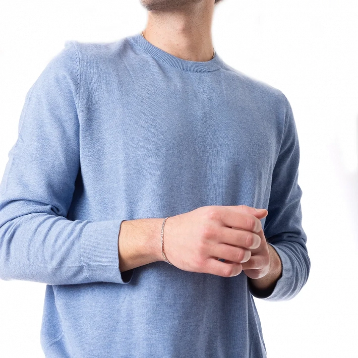 Oxzen ανδρικό βραχιόλι ατσάλινο Figaro chain 4 mm