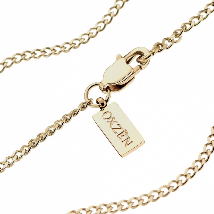 Oxzen αλυσίδα χεριού λεπτή Cuban Link