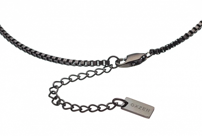 Oxzen ανδρική αλυσίδα λαιμού από ανοξείδωτο ατσάλι Box chain 2 mm