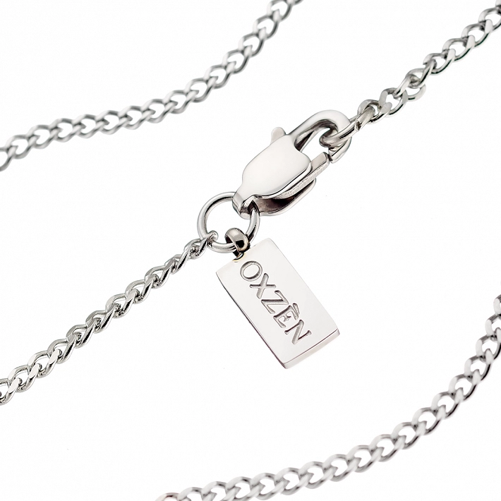 Oxzen αλυσίδα χεριού λεπτή Cuban Link