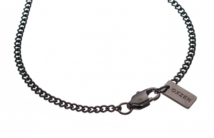 Oxzen ανδρικό κολιέ από ανοξείδωτο ατσάλι φτερό