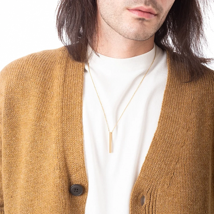 Oxzen ανδρικό κολιέ από ανοξείδωτο ατσάλι