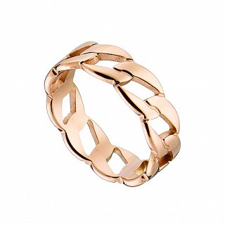 Δαχτυλίδι ατσάλι σε ασημί αλυσίδα