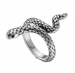 Δαχτυλίδι ατσάλι φίδι