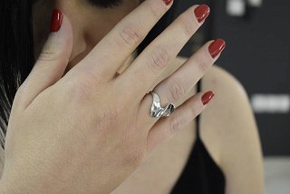 Oxzen δαχτυλίδι ασημένιο chevalier