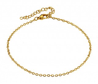 Aλυσίδα ποδιού ατσάλινη απλή