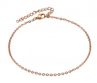 Aλυσίδα ποδιού ατσάλινη απλή